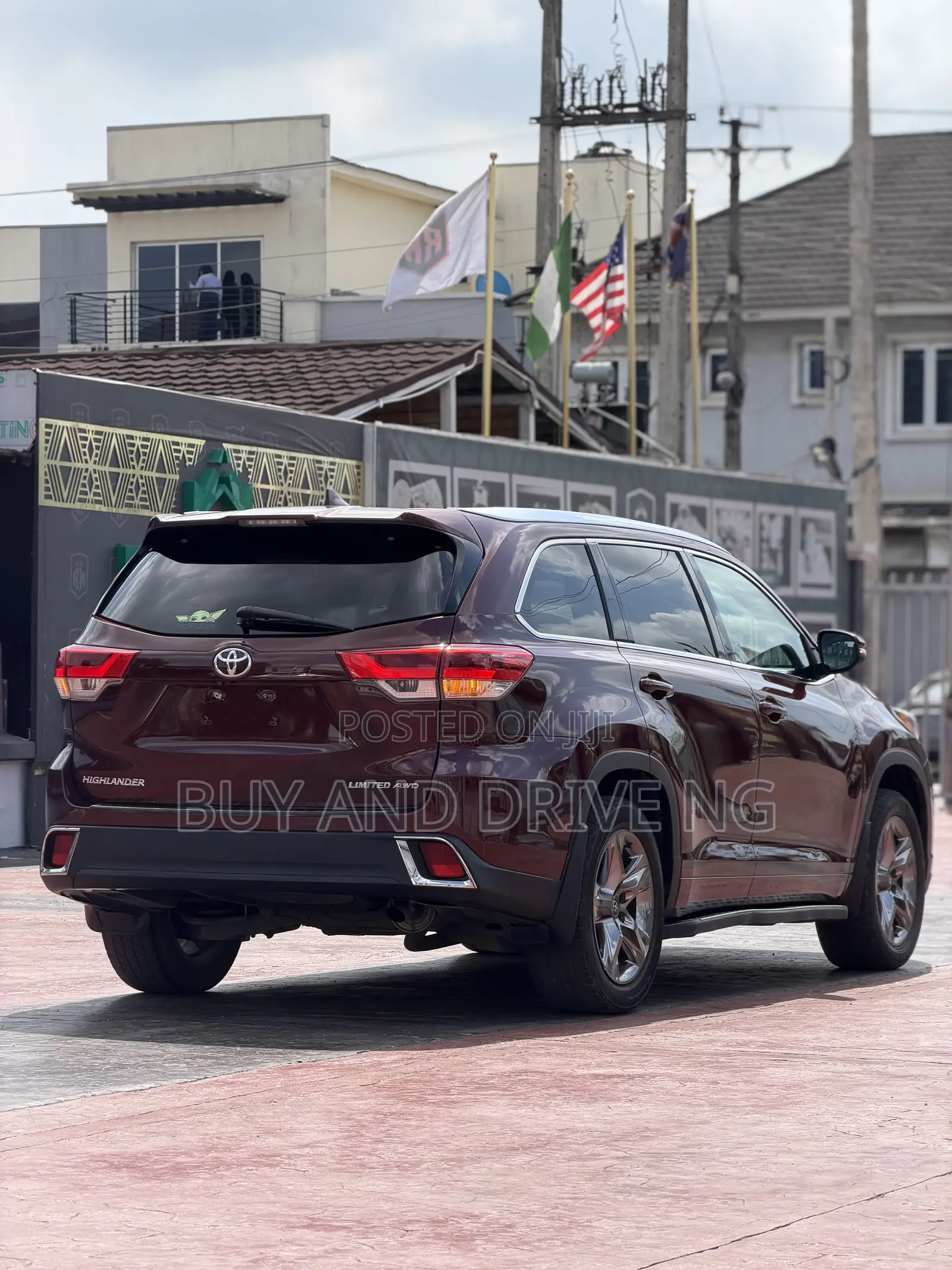 Toyota Highlander 2017 Burgundy