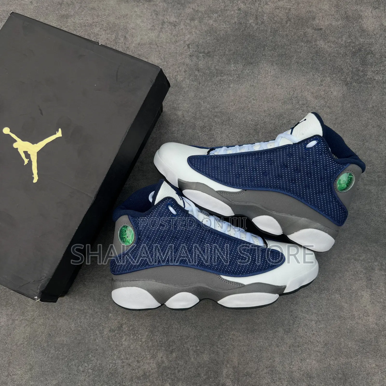 Original Air Jordan 13 Flint Blue Luxury