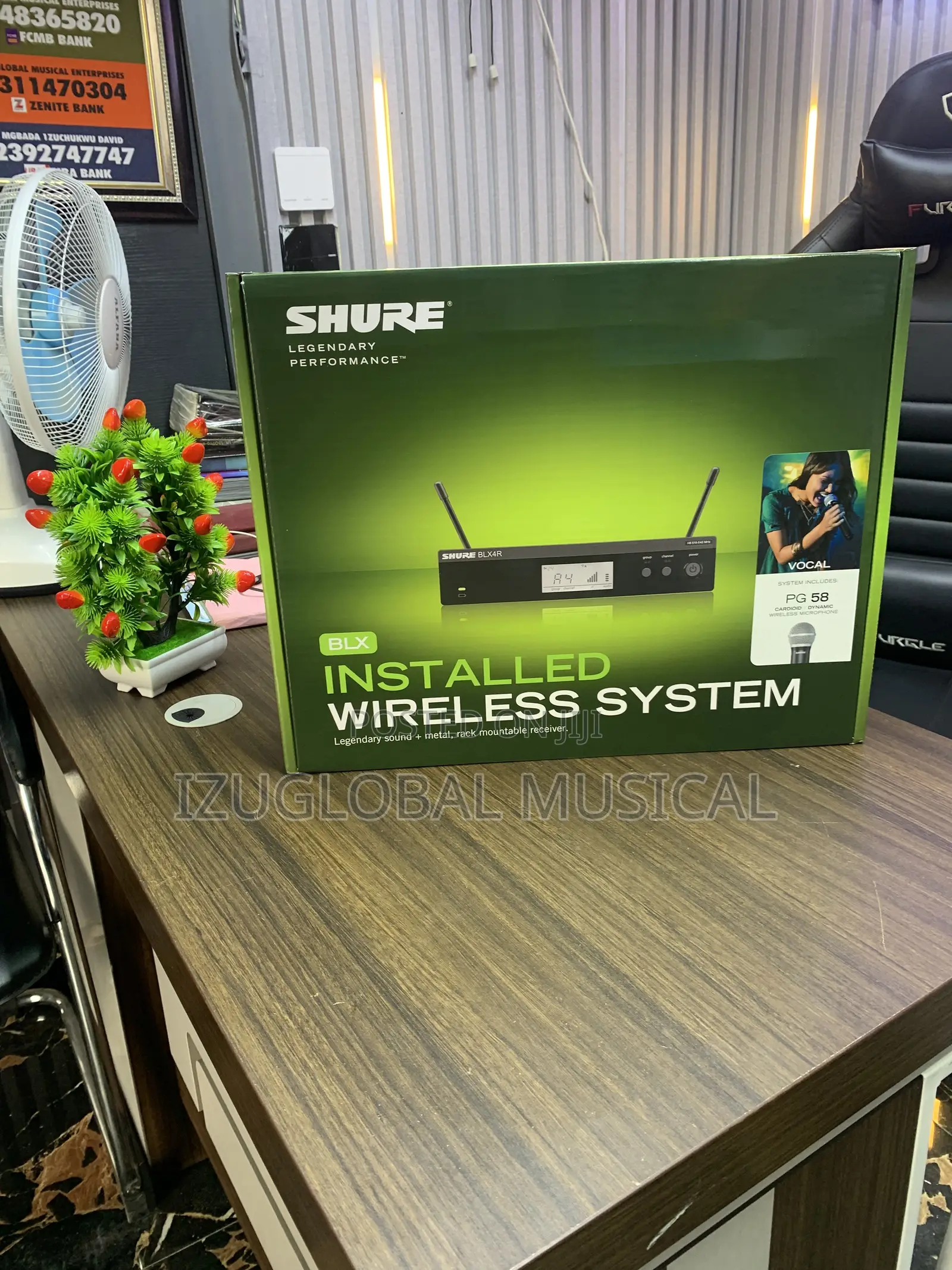 Shure Blx24r/B58 Single-Channel Wireless Microphone System