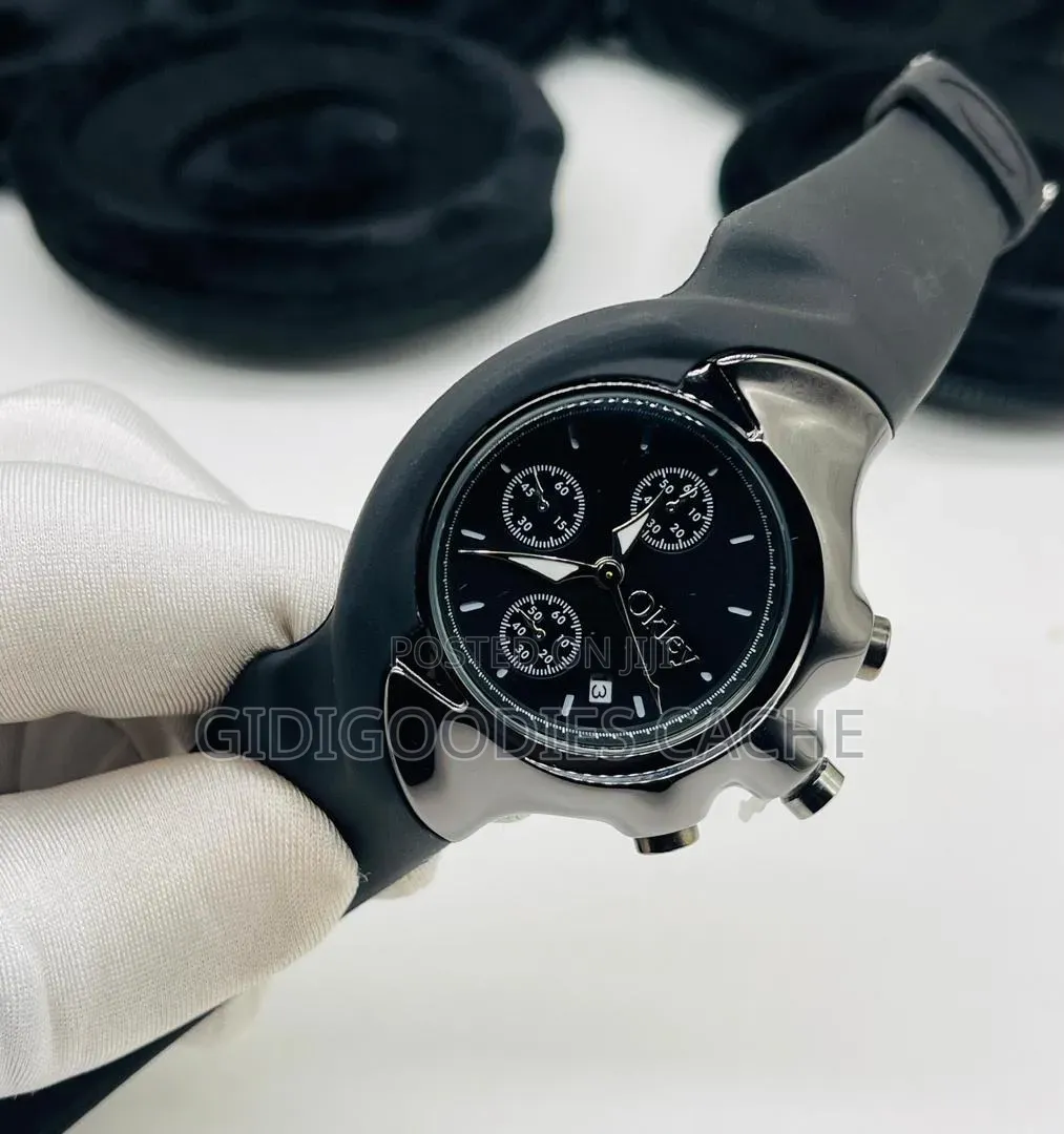 Okley Sport Chronograph Rubber Wristwatches
