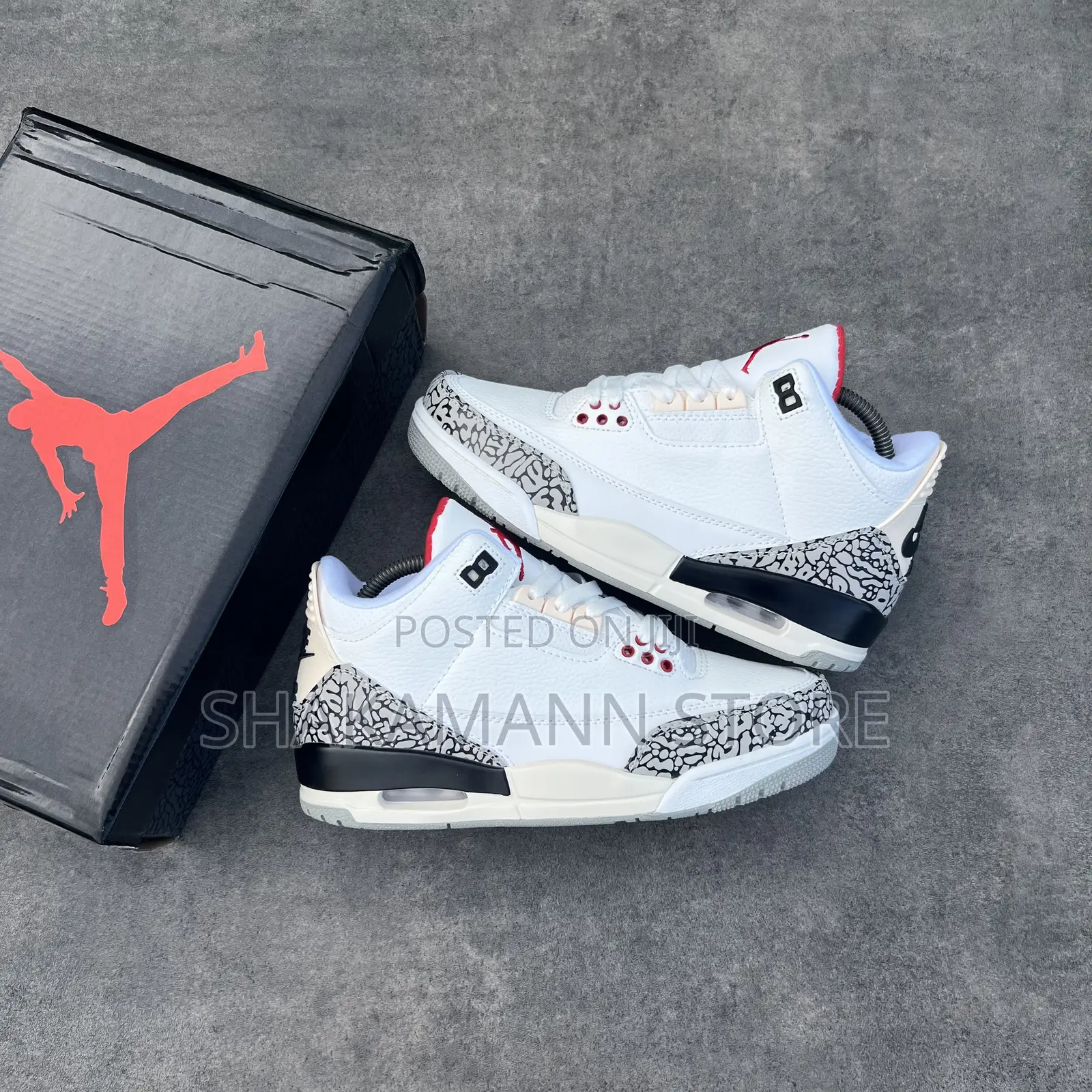 Original Jordan 3 Triple White Luxury SNKS New Release