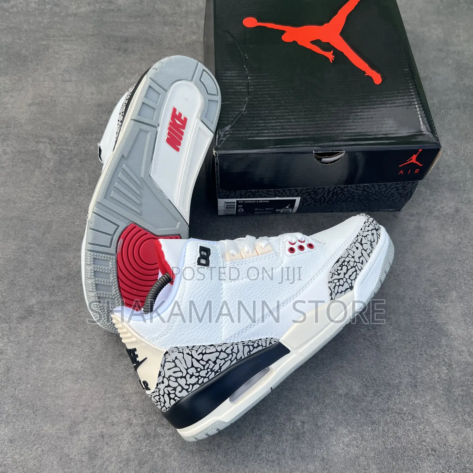Original Jordan 3 Triple White Luxury SNKS New Release