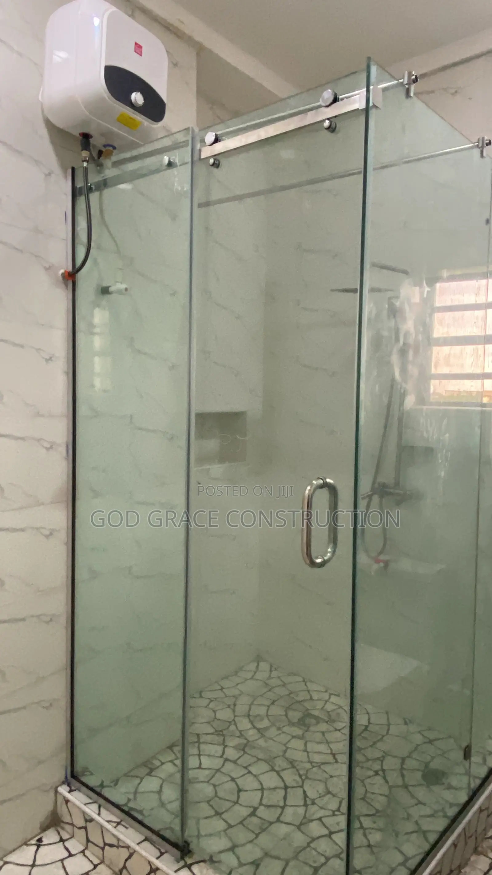 Frameless Toilet Cubicle Glass**
