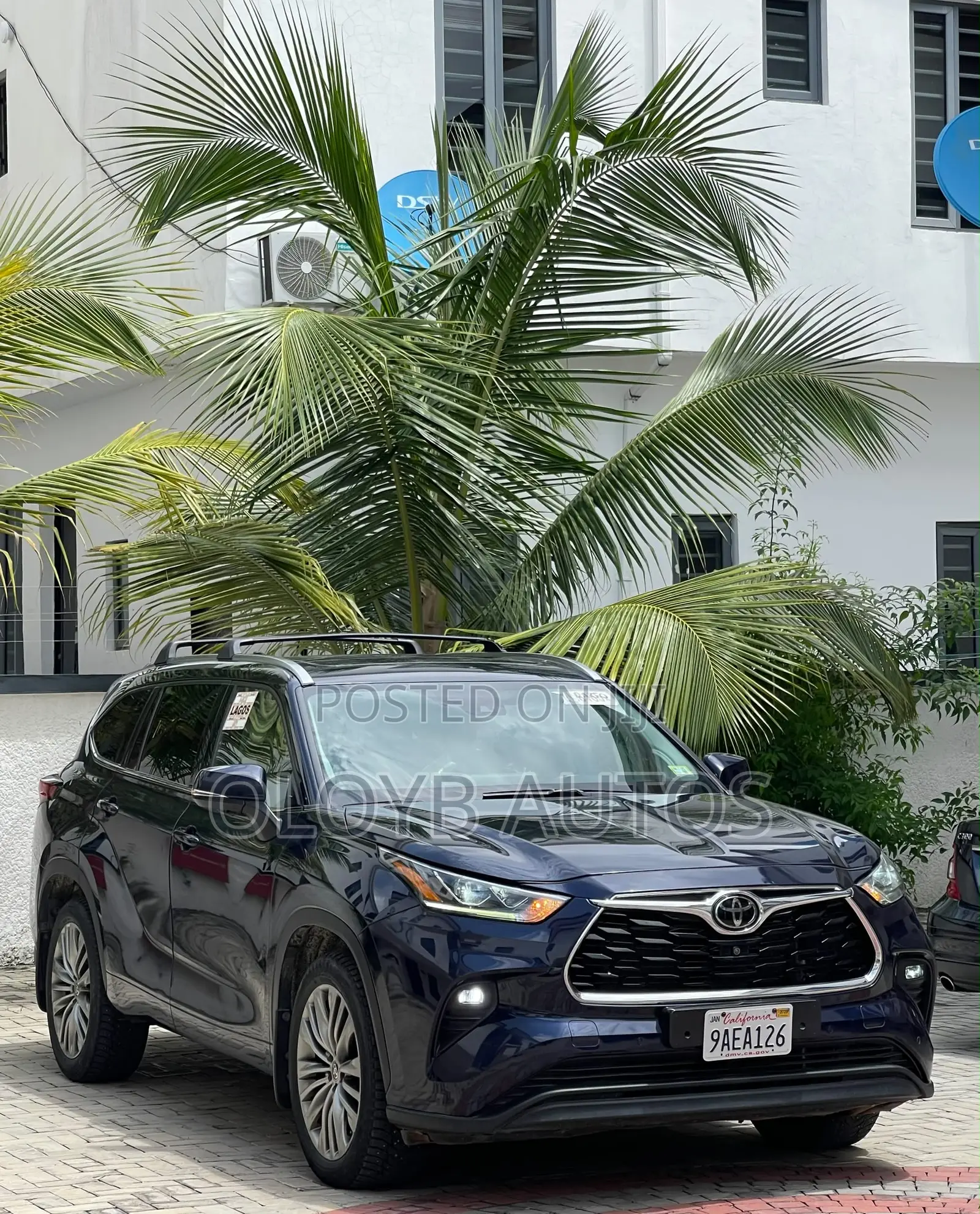 Toyota Highlander Platinum 2021 Blue
