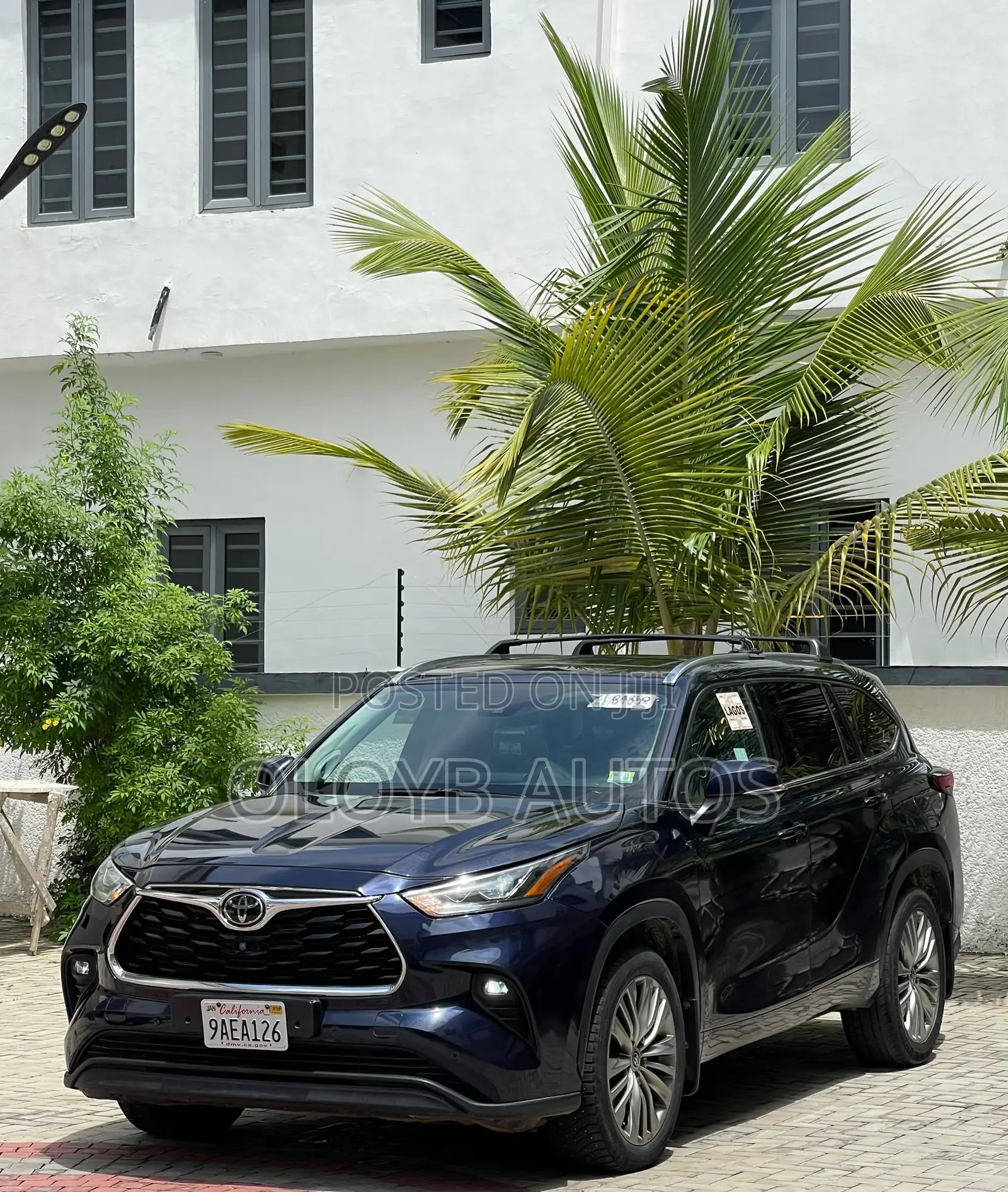 Toyota Highlander Platinum 2021 Blue
