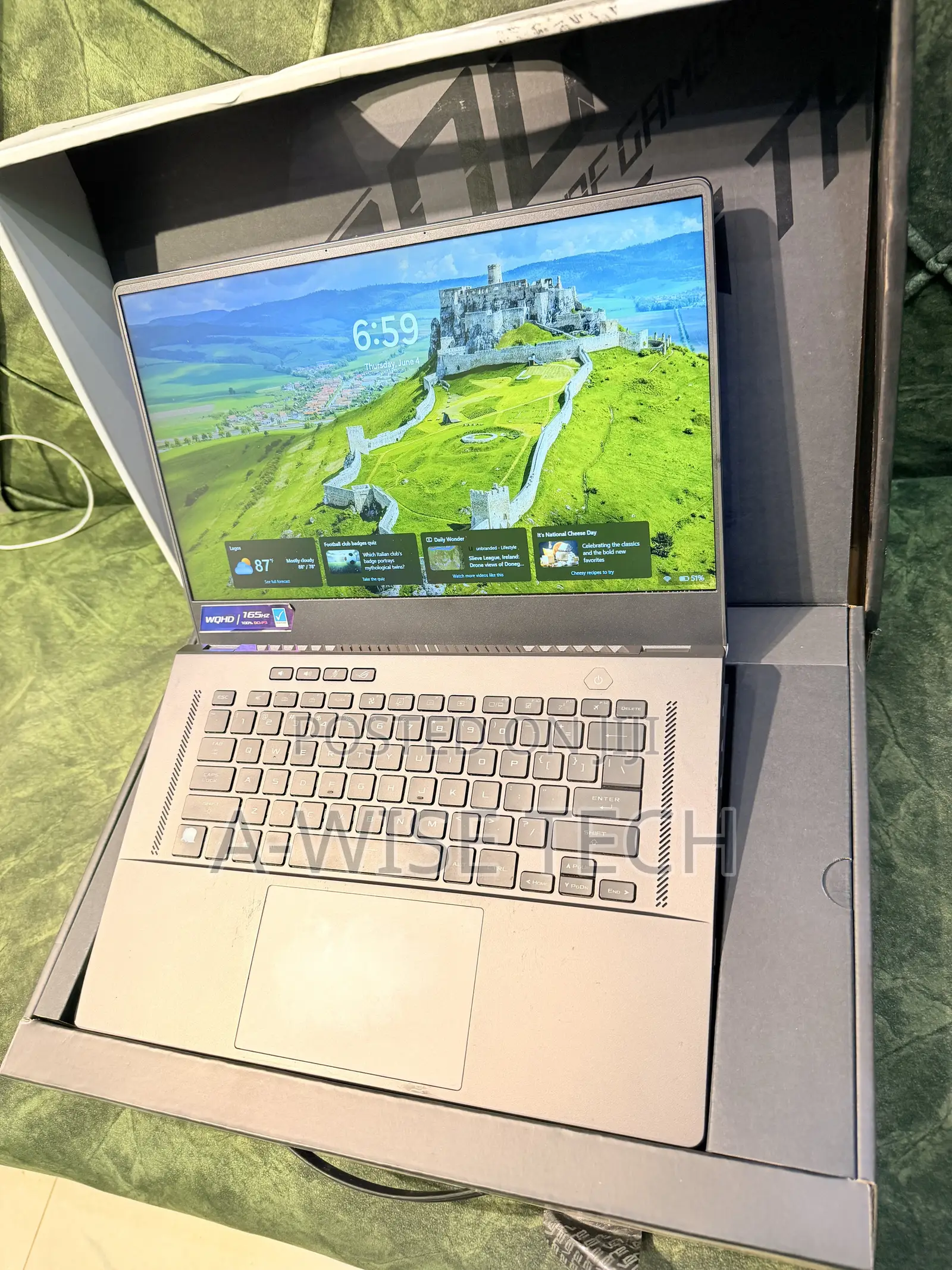 Laptop Asus ROG Zephyrus G15 GA503QR 16GB Intel Core Ultra 9 SSD 1T