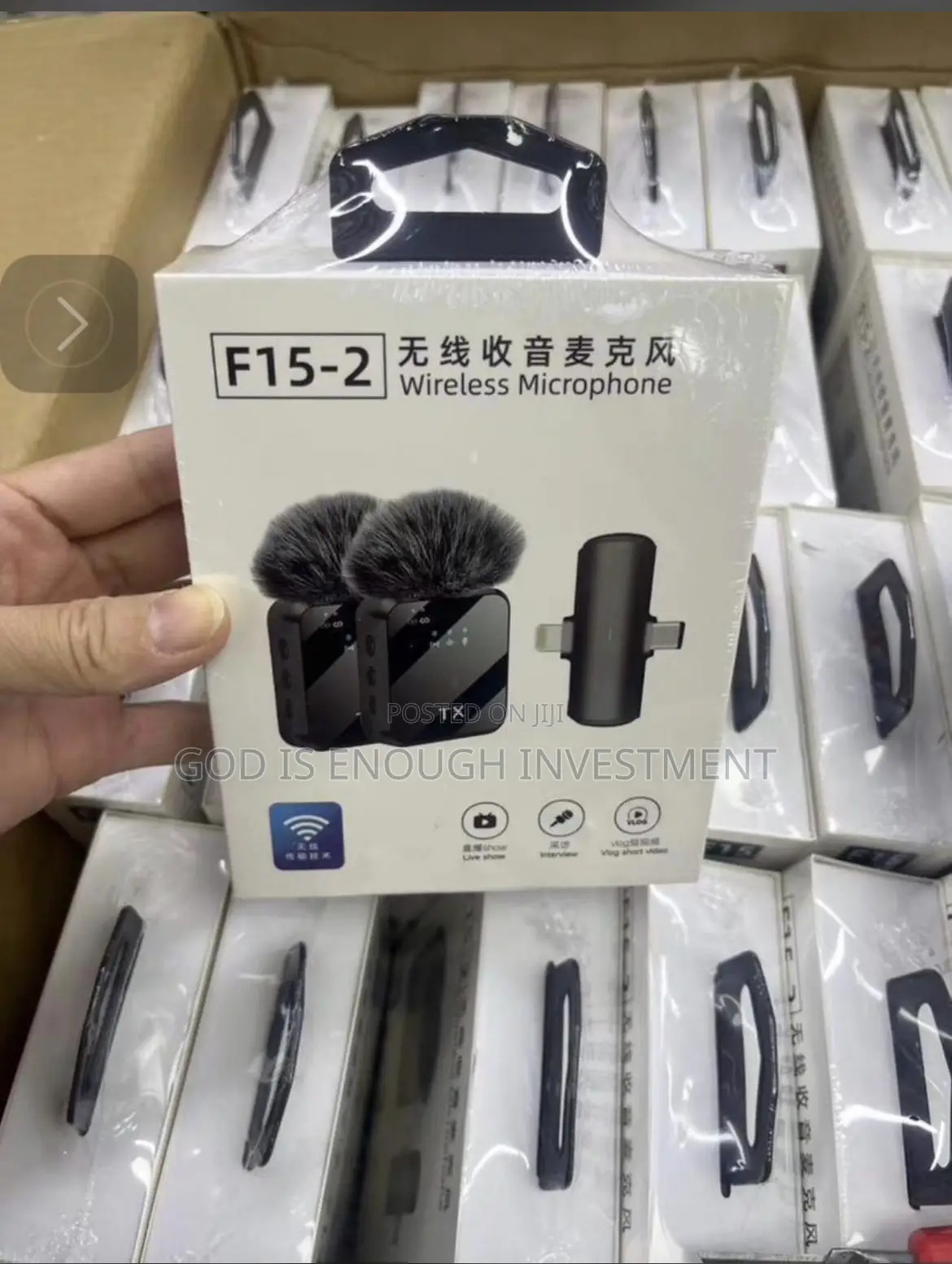F15-2 Content Wireles Double Mic, Active Noise Cancellation(Ip,Type C)
