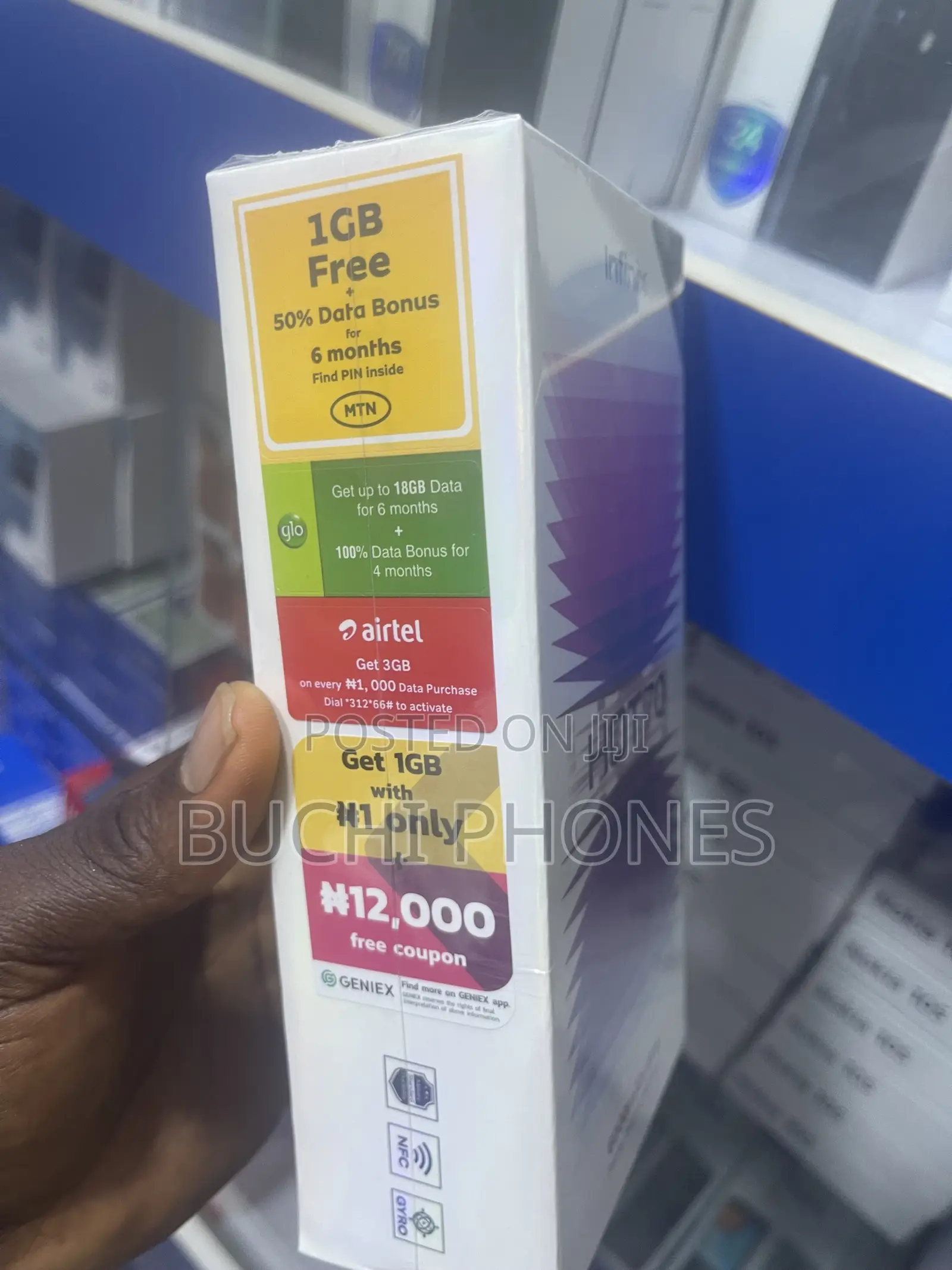 New Infinix Hot 70 128 GB Black