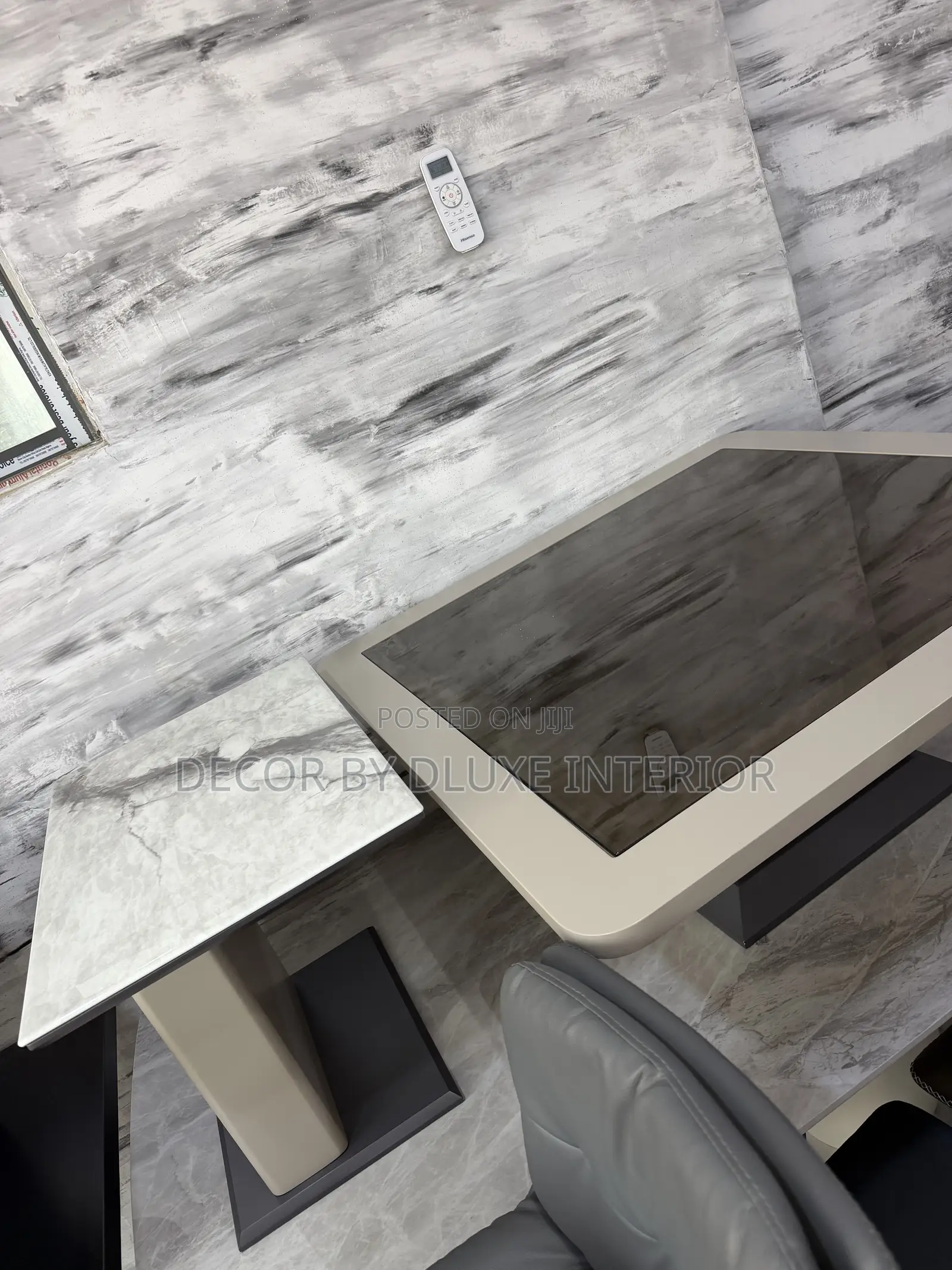 Luxury Modern Square Minimalist Glass Center Table