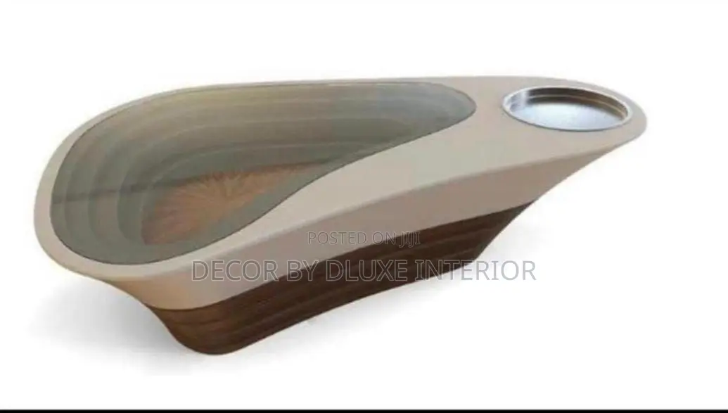 Modern Special Shaped Glass Coffee Table