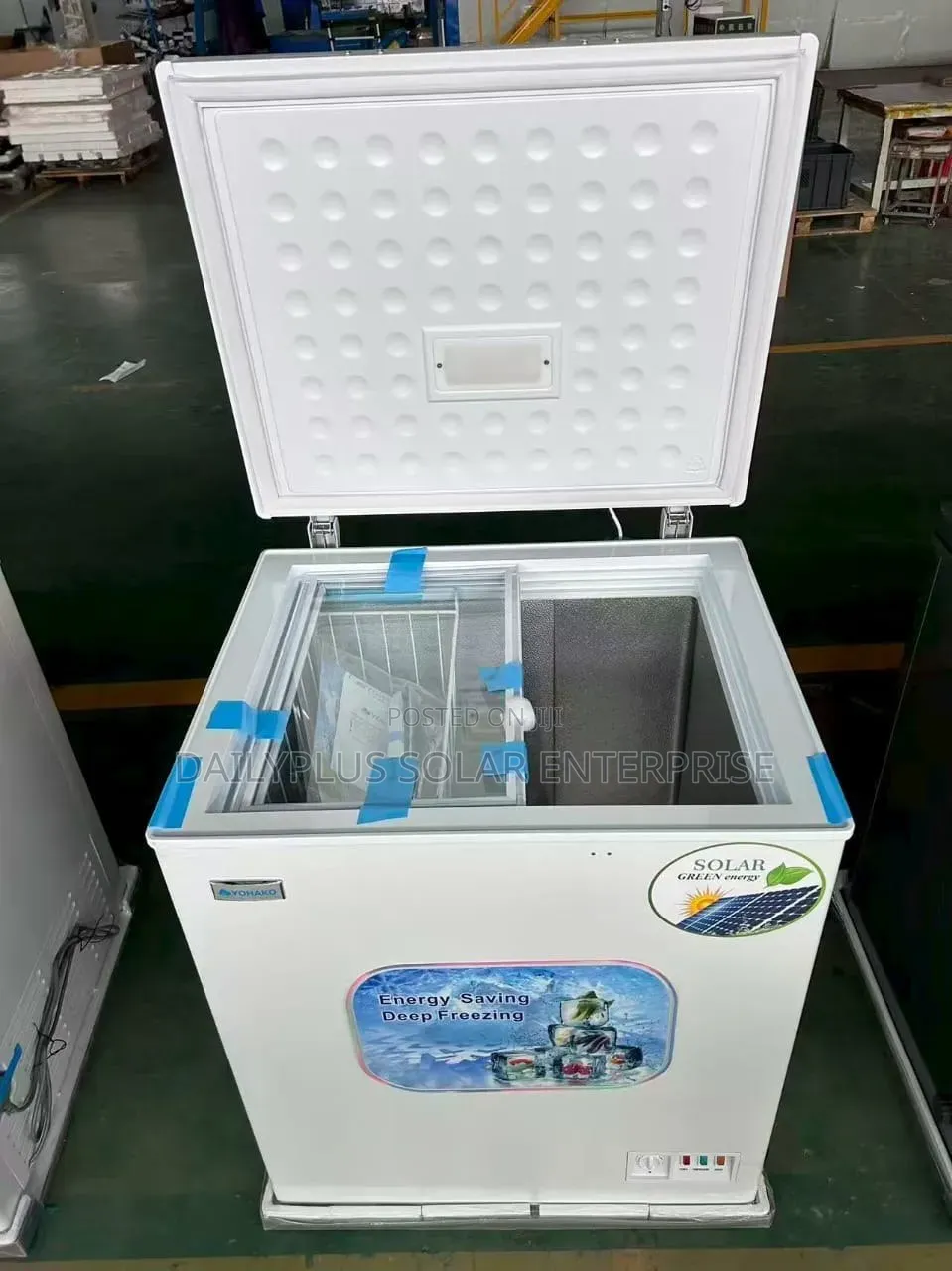 New Yohako 168 Liters Solar Deep Freezer
