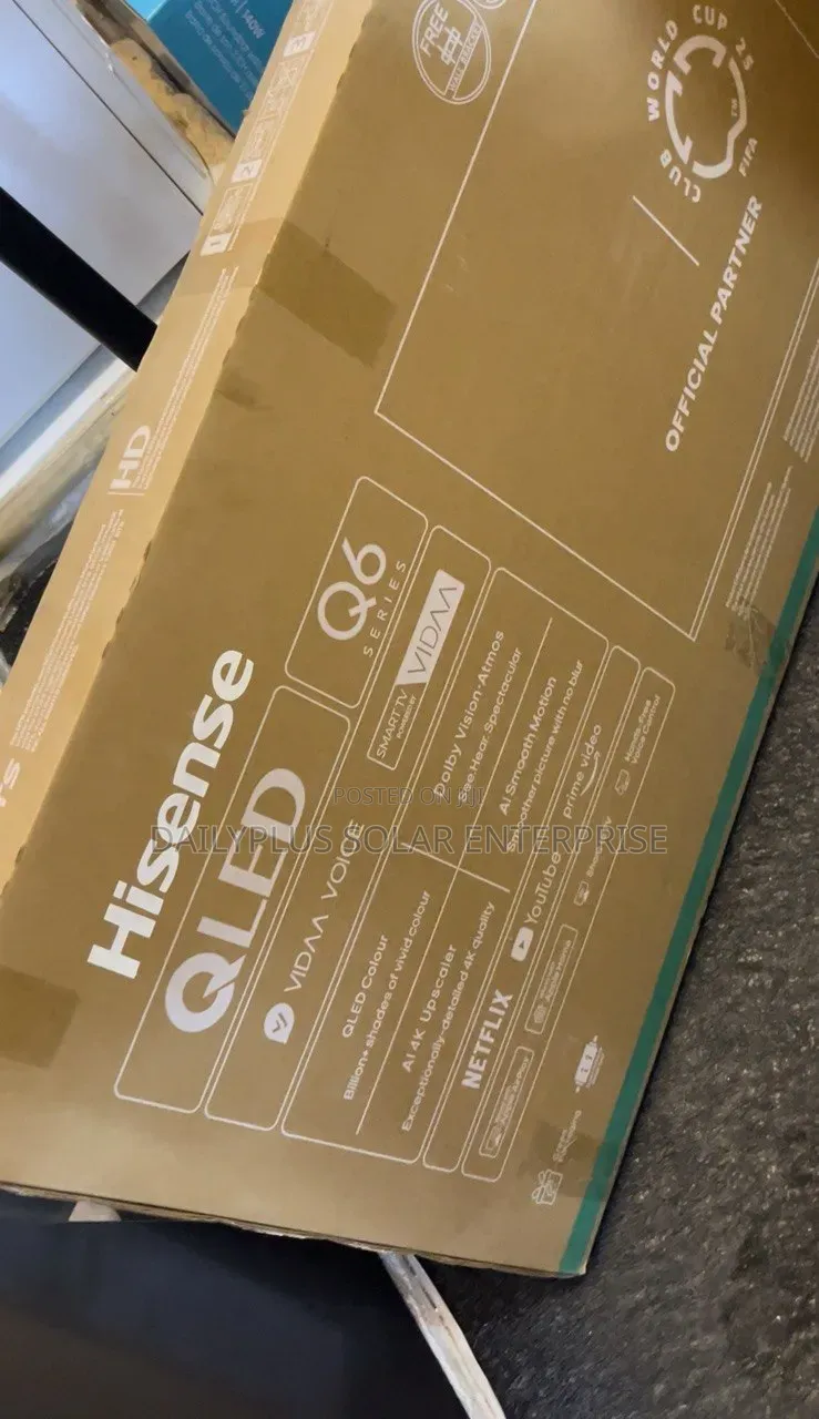 New Hisense 43 Inches Low Voltage Smart Tv