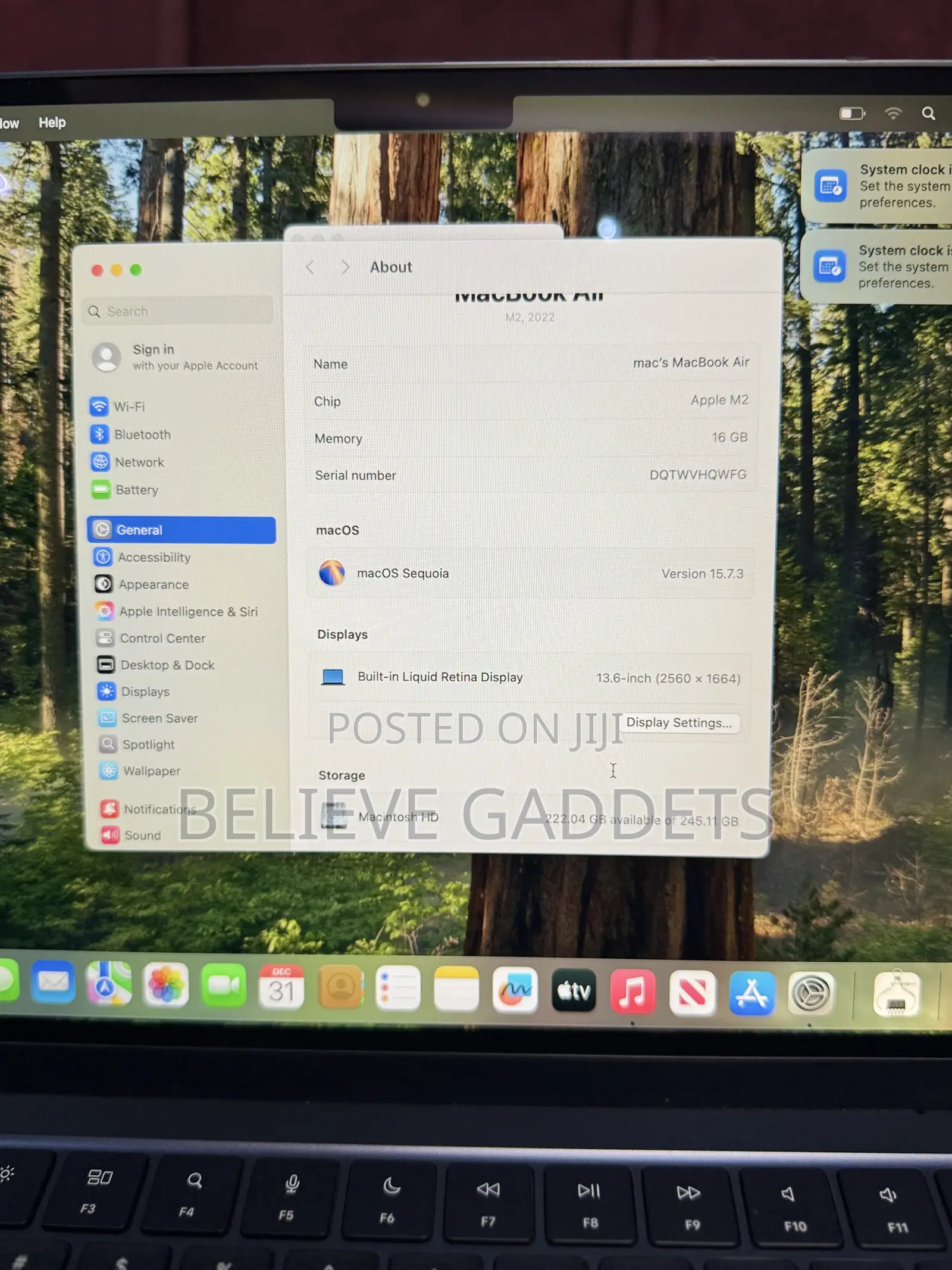 Laptop Apple MacBook Air 2023 M2 16GB Apple M2 SSD 256GB