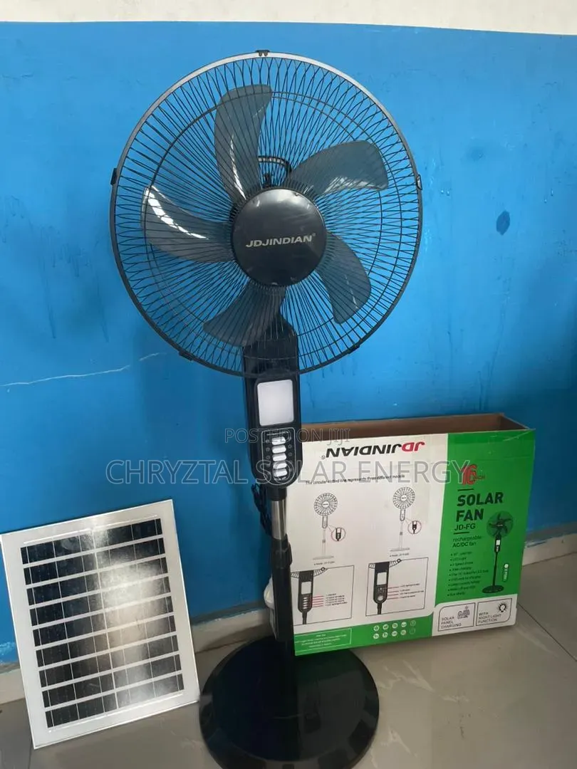 Ac / Dc Solar Fan With Solar Panel