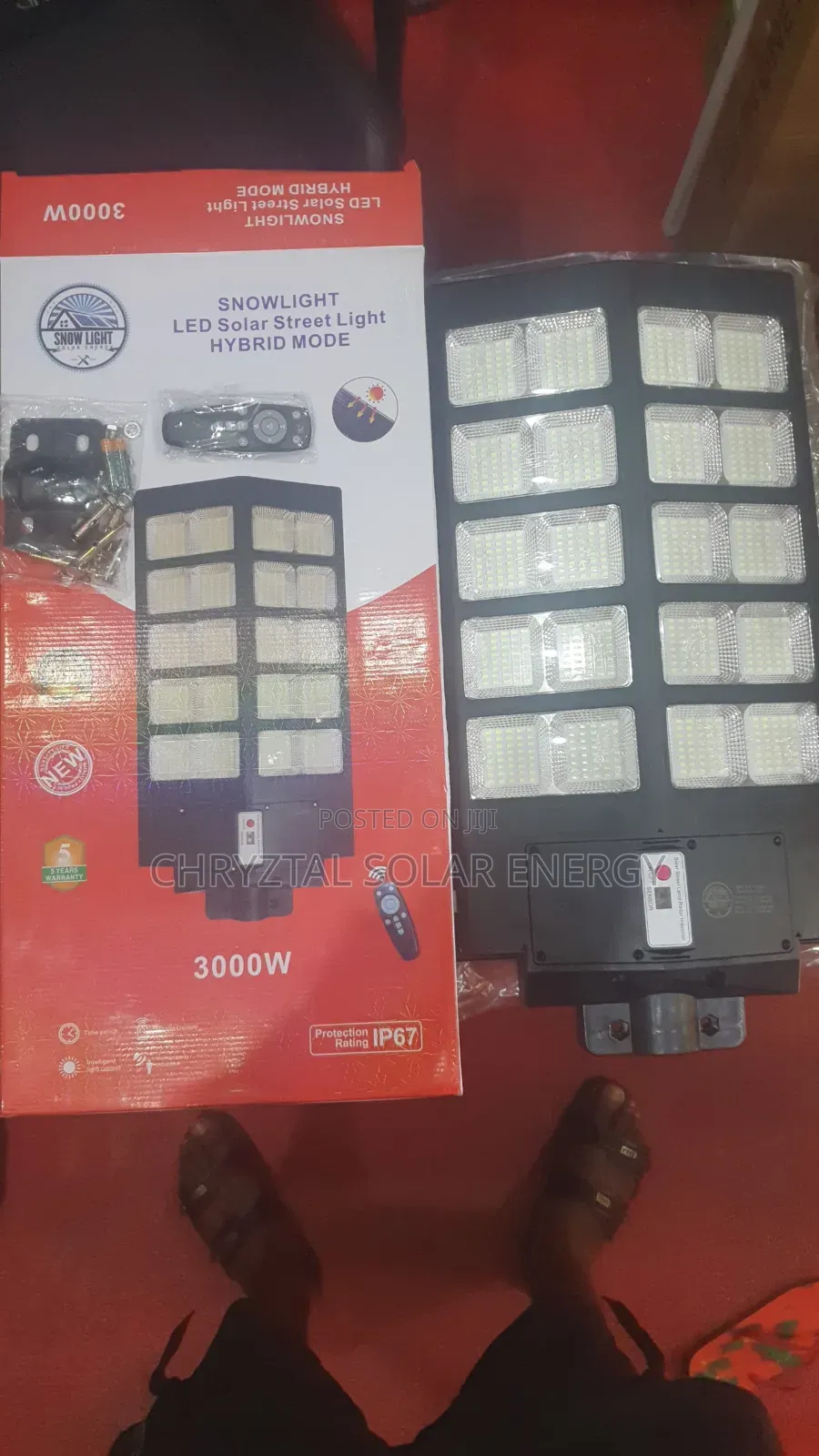 3000watts 20eyes Hybrid Solar Street Light With Remote Control Kits.