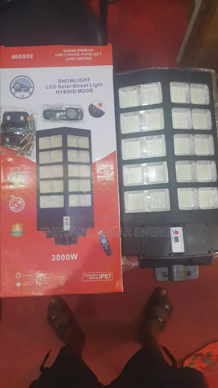 3000watts 20eyes Hybrid Solar Street Light With Remote Control Kits.