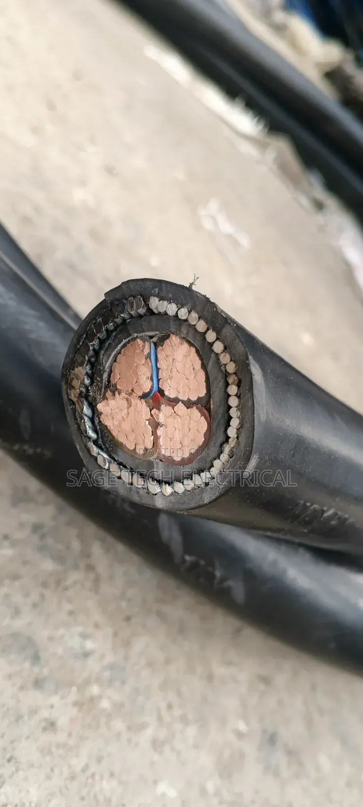 70mm 4core PVC/Swa/ PVC Armoured Cable