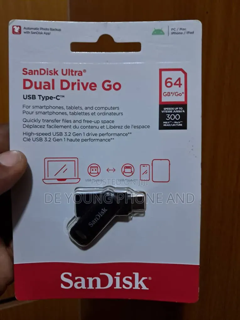 Sandisk Ultra Dual Drive Go Usb Type-C 64gb Flash Drive