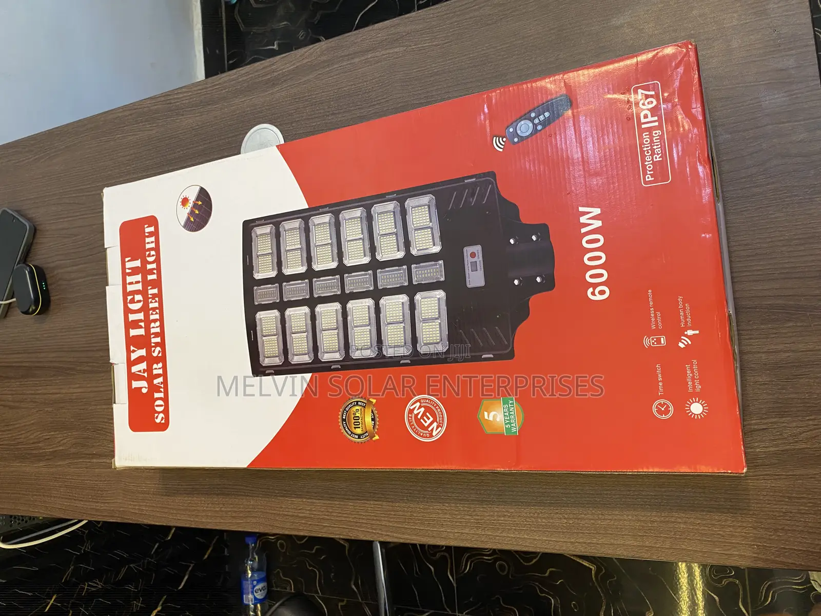 6000watts Ip67 Jaylights Solar Street Lights Available in Store