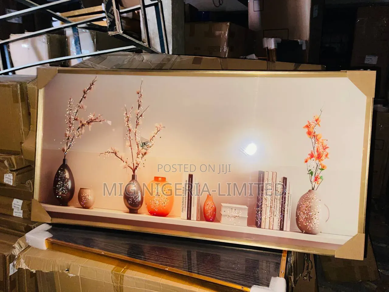 60cmx120cm Wall Landscape and Vertical Wall Vase Art Frame Acrylic