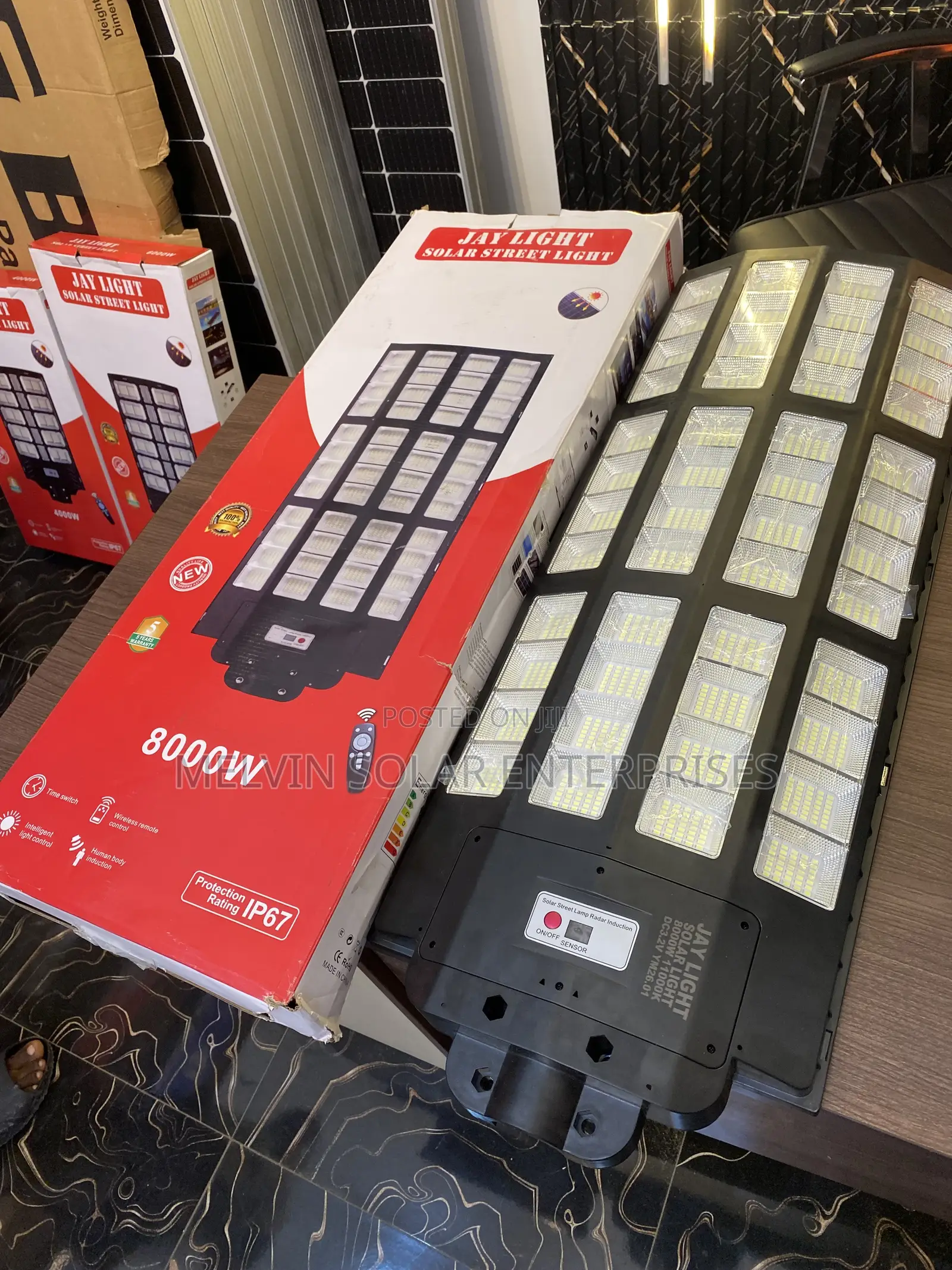 8000watts Ip67 Jaylights Solar Street Lights Available in Store