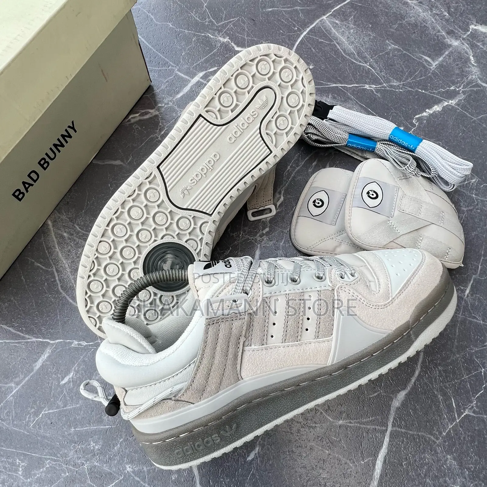 Original Adidas Bad Bunny Cool Grey Available—-