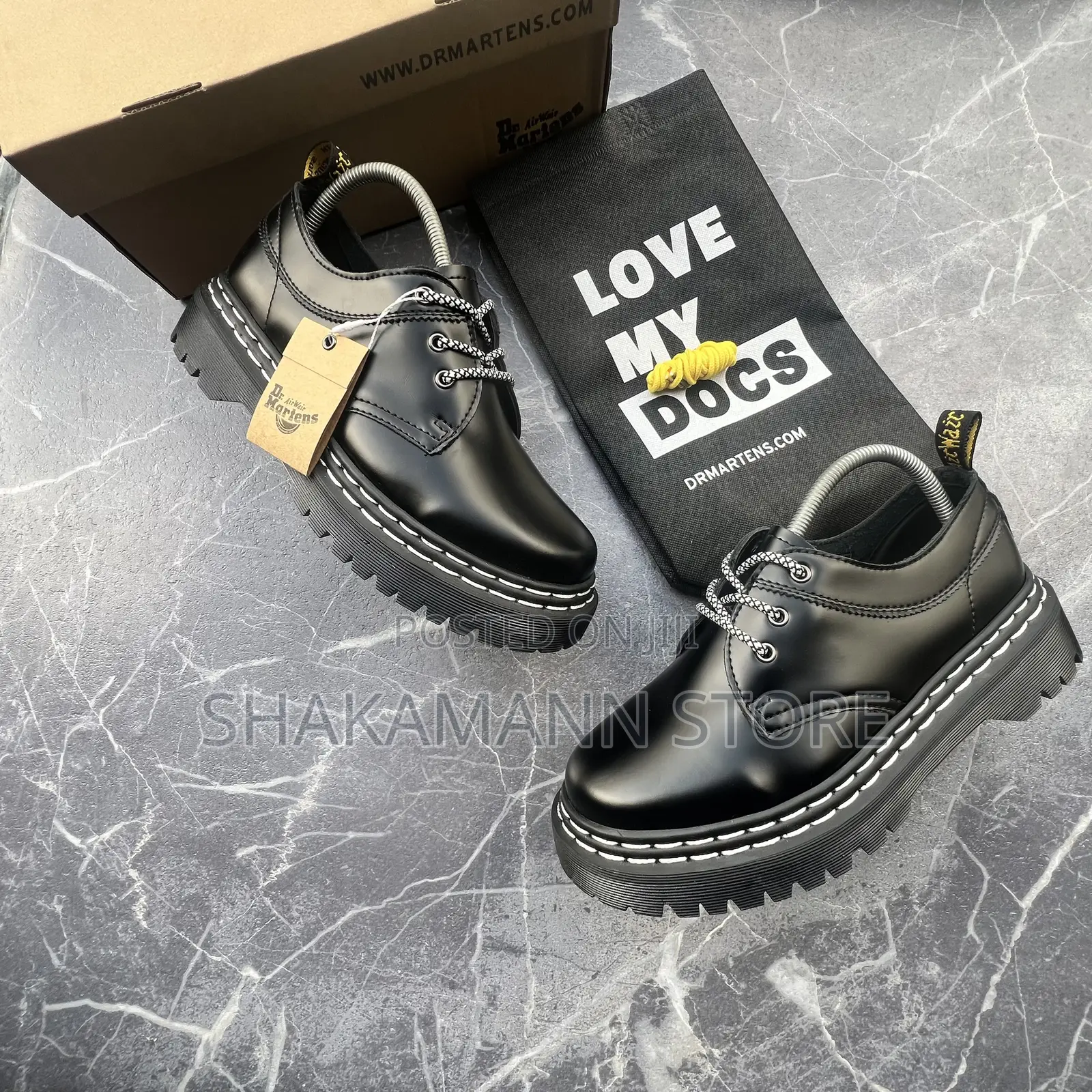 Original Dr Martens High Sole Pax Bex Shoes