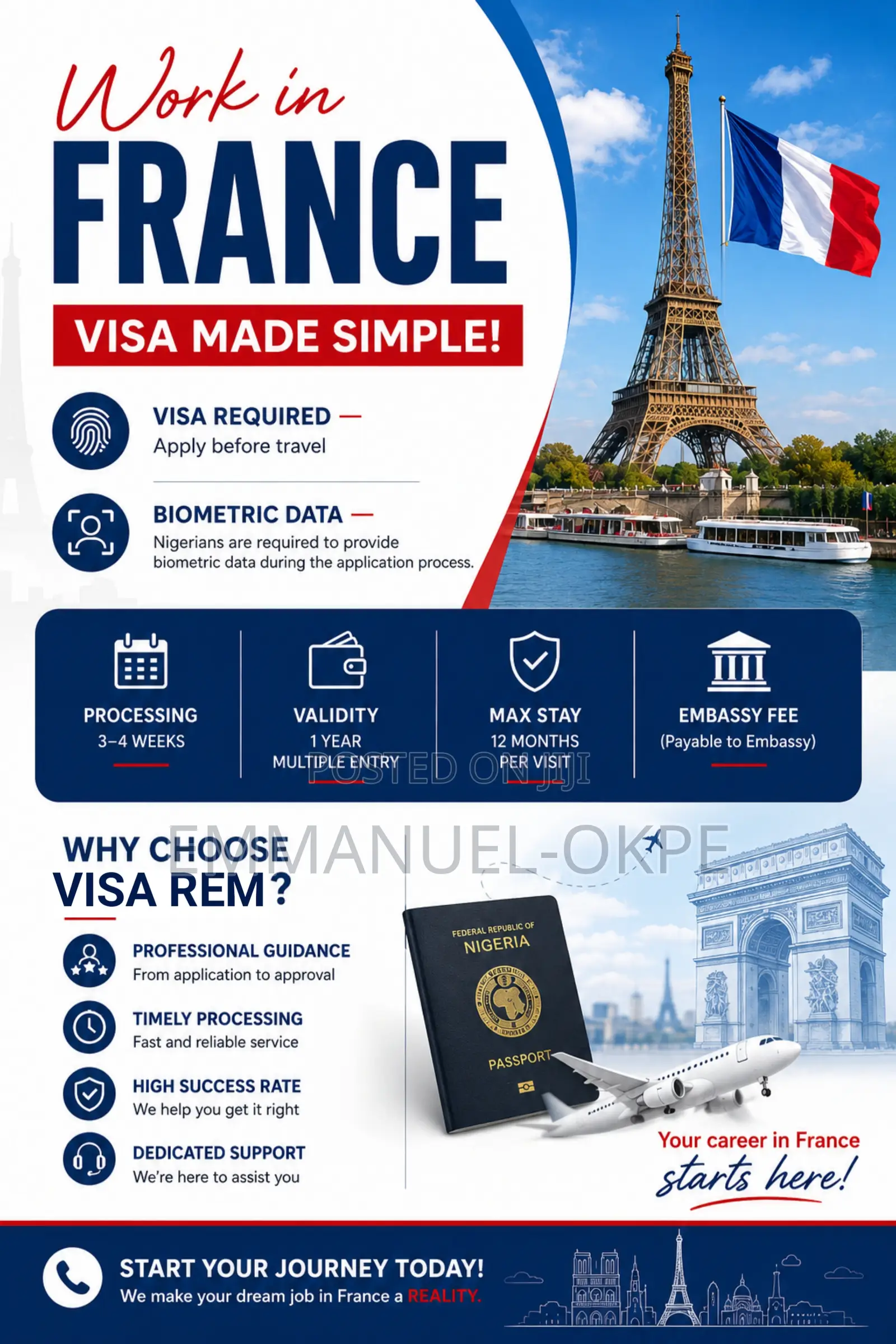 Work In France Opportunity