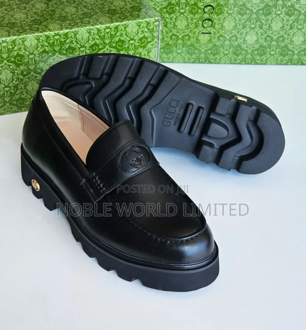 Gucci Men's Black Shoes Abl ;