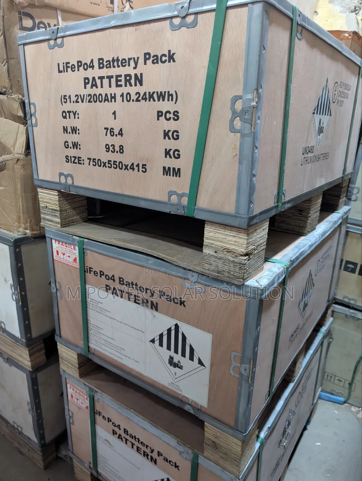 10kwh 51.2v Pattern Solar Lithium Batteries