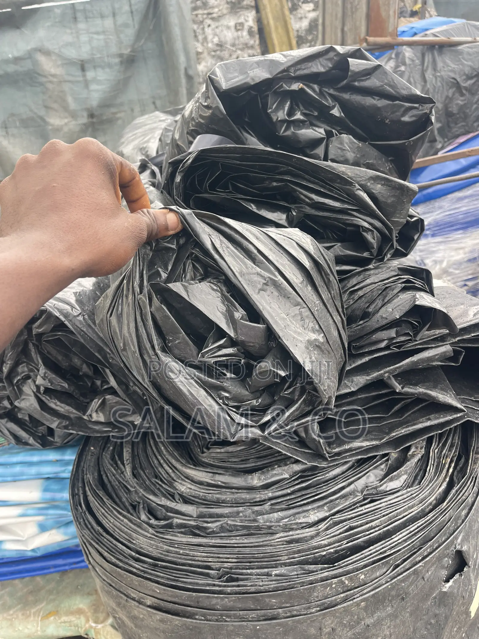 2m X 20 Yards Black Polythene Nylon Sheet – Damp Proof Membrane (Dpm)