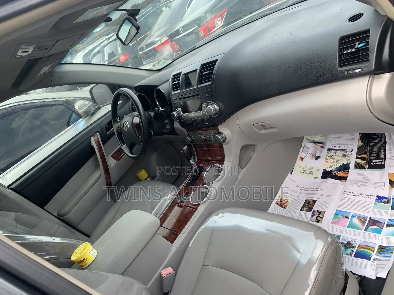Toyota Highlander Limited 2012 Gray