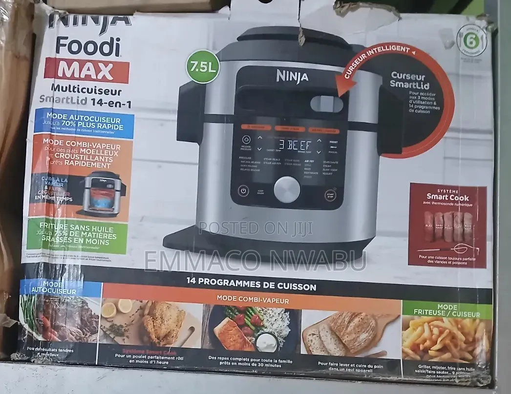Ninja Foodi Max 14 in 1 Smart Lid Multi Cooker .