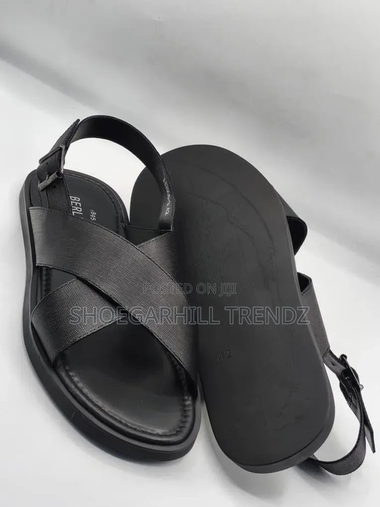 Berluti Criss Cross Palm Sandals