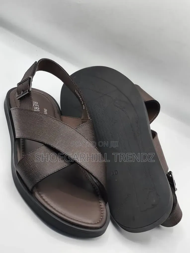 Berluti Criss Cross Palm Sandals