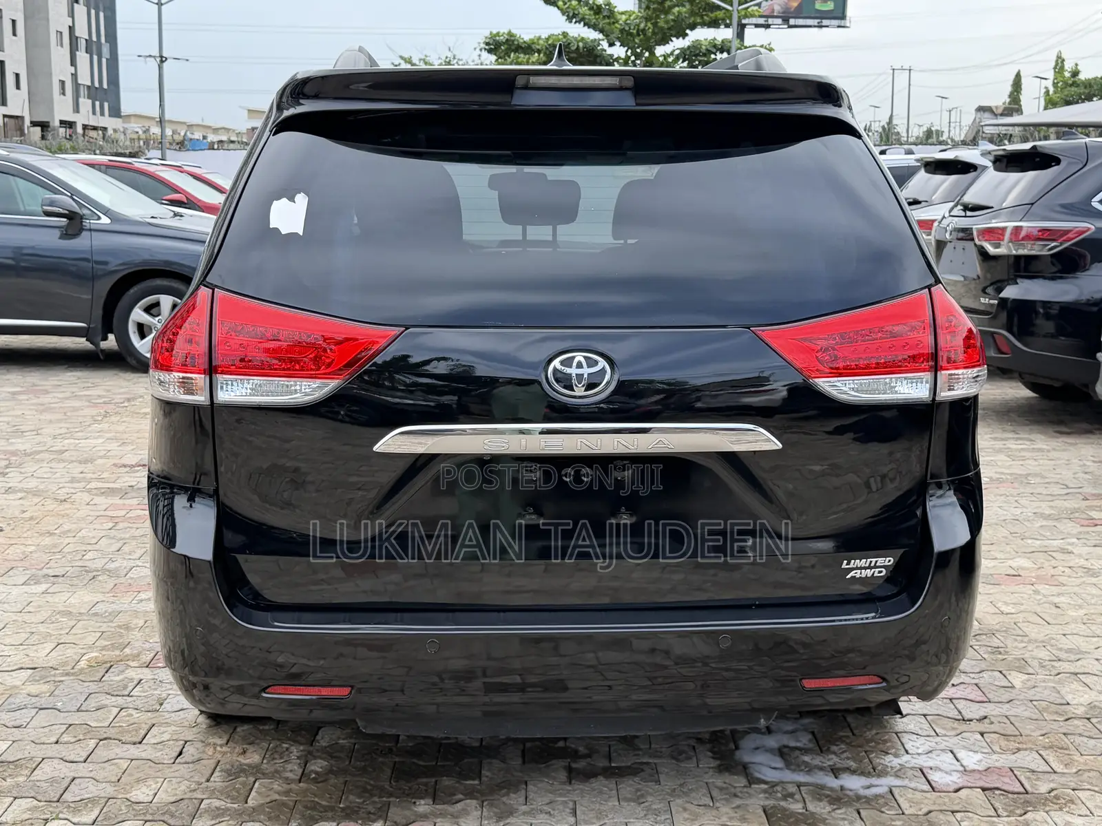 Toyota Sienna Limited 7 Passenger 2012 Black