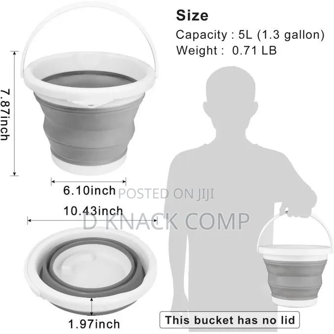 Collapsible Mop Bucket And Ice Bucket -5l