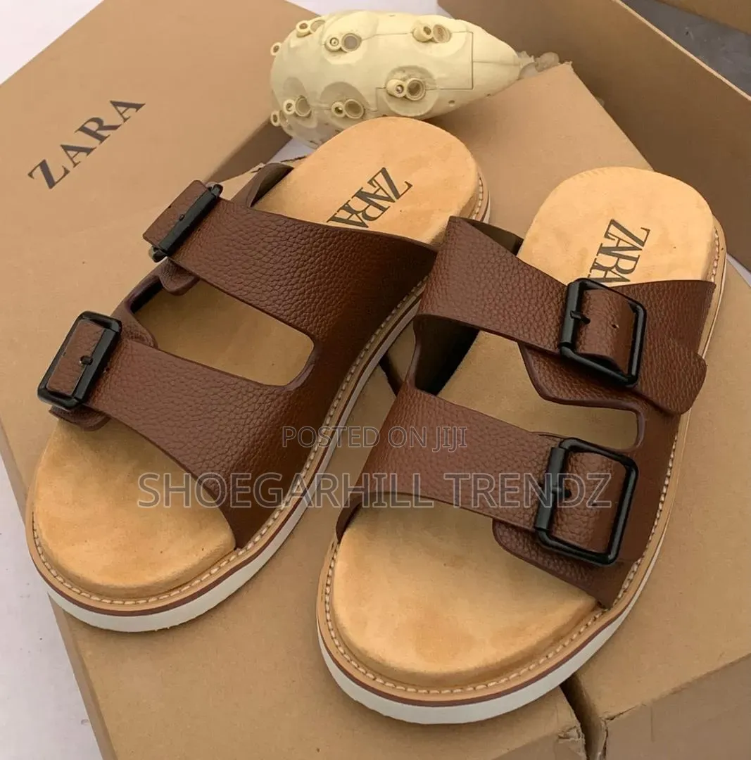Men's Zara Double Buckle Slippers