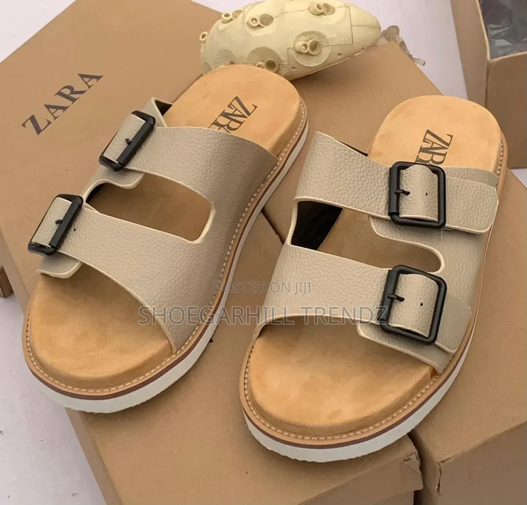 Men's Zara Double Buckle Slippers