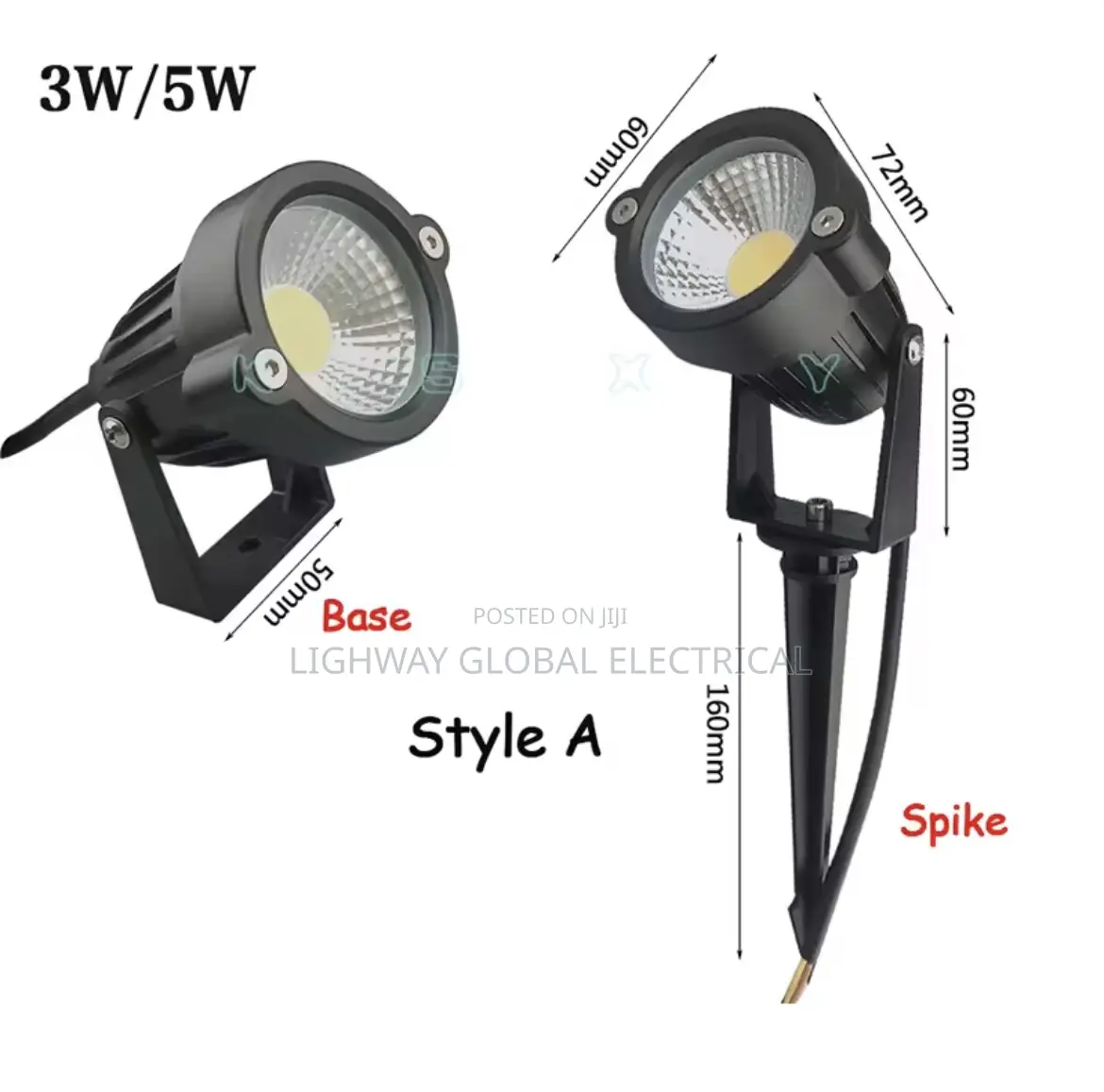 Waterproof Outdoor Led Lawn Spike Garden Path Spotlight