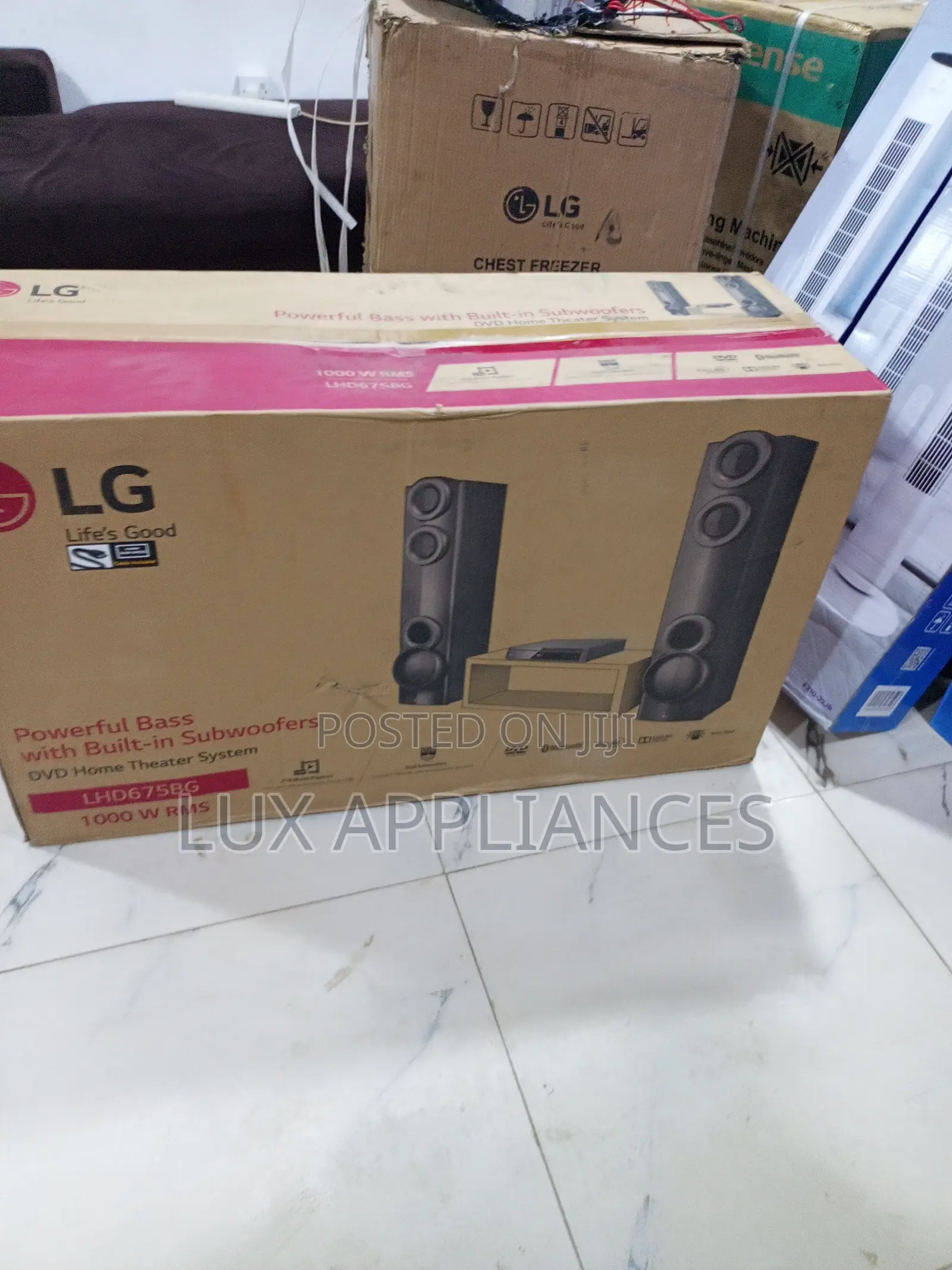 Lg Lhd675bg 1000w Home Theater With Dual Subwoofers