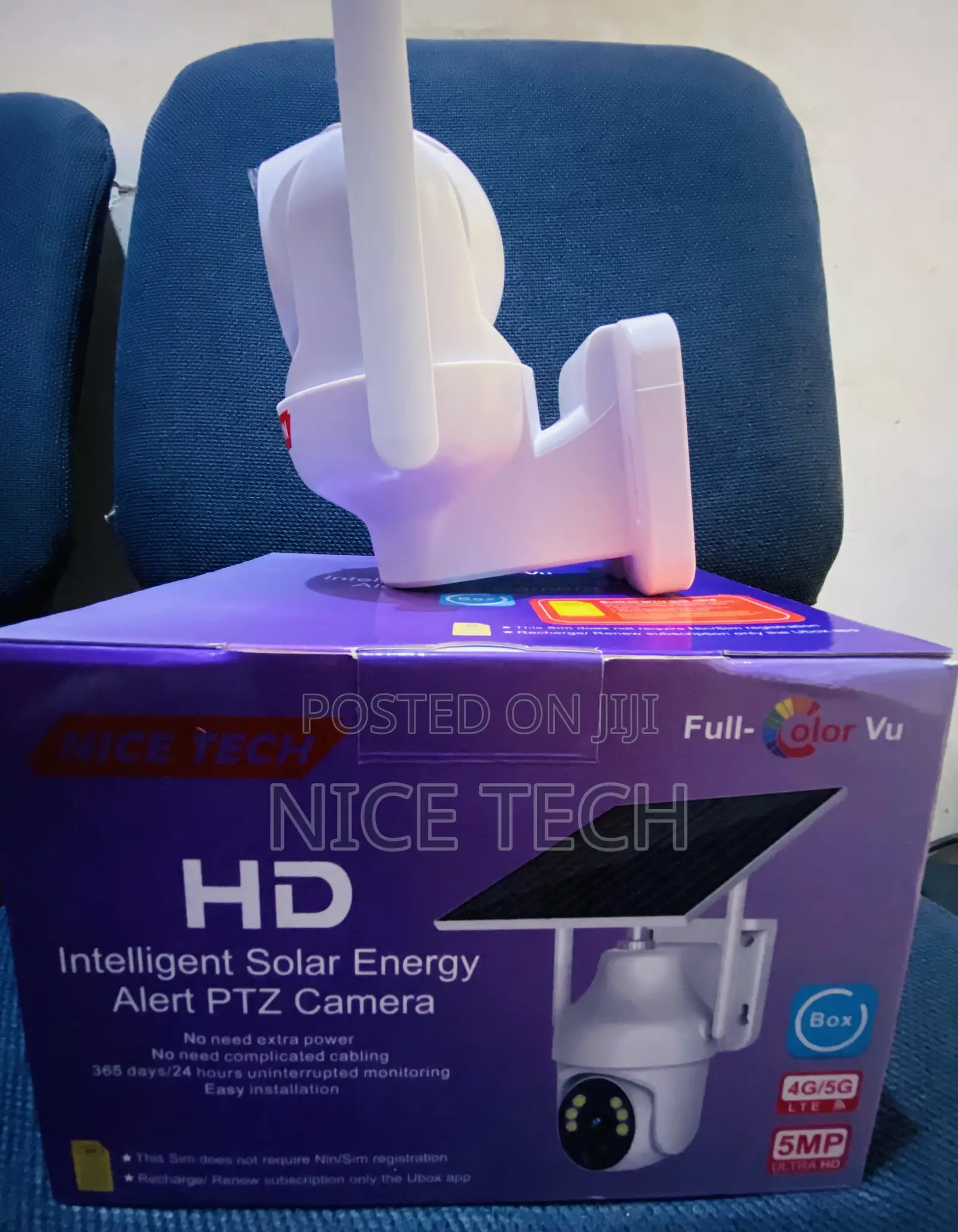 Intelligent Solar Energy Alert PTZ Camera
