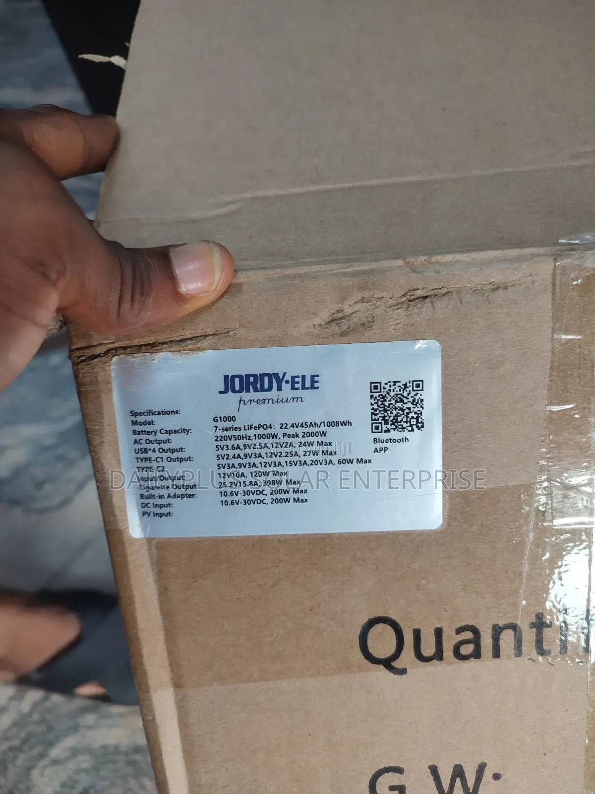 Jordy Ele 1kwh Solar Generator