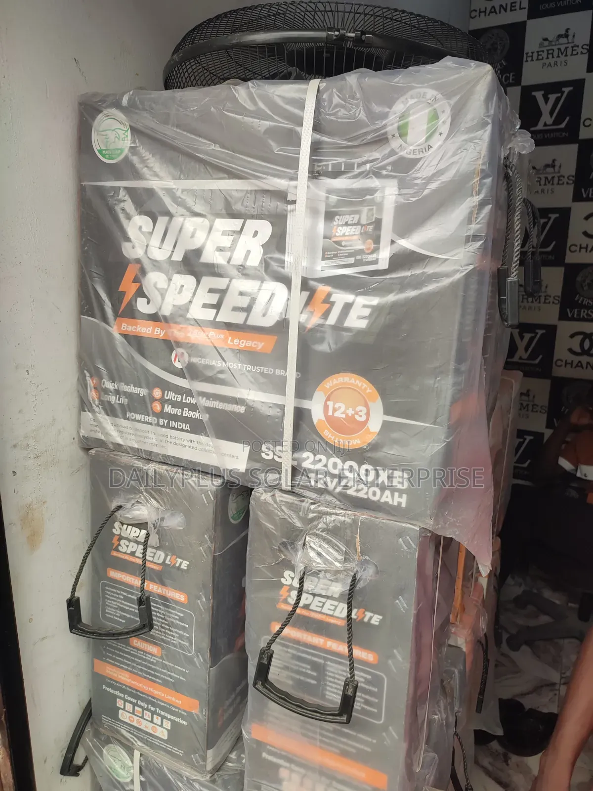 Super Speed Lite 220ah 12v Tubular Solar Battery