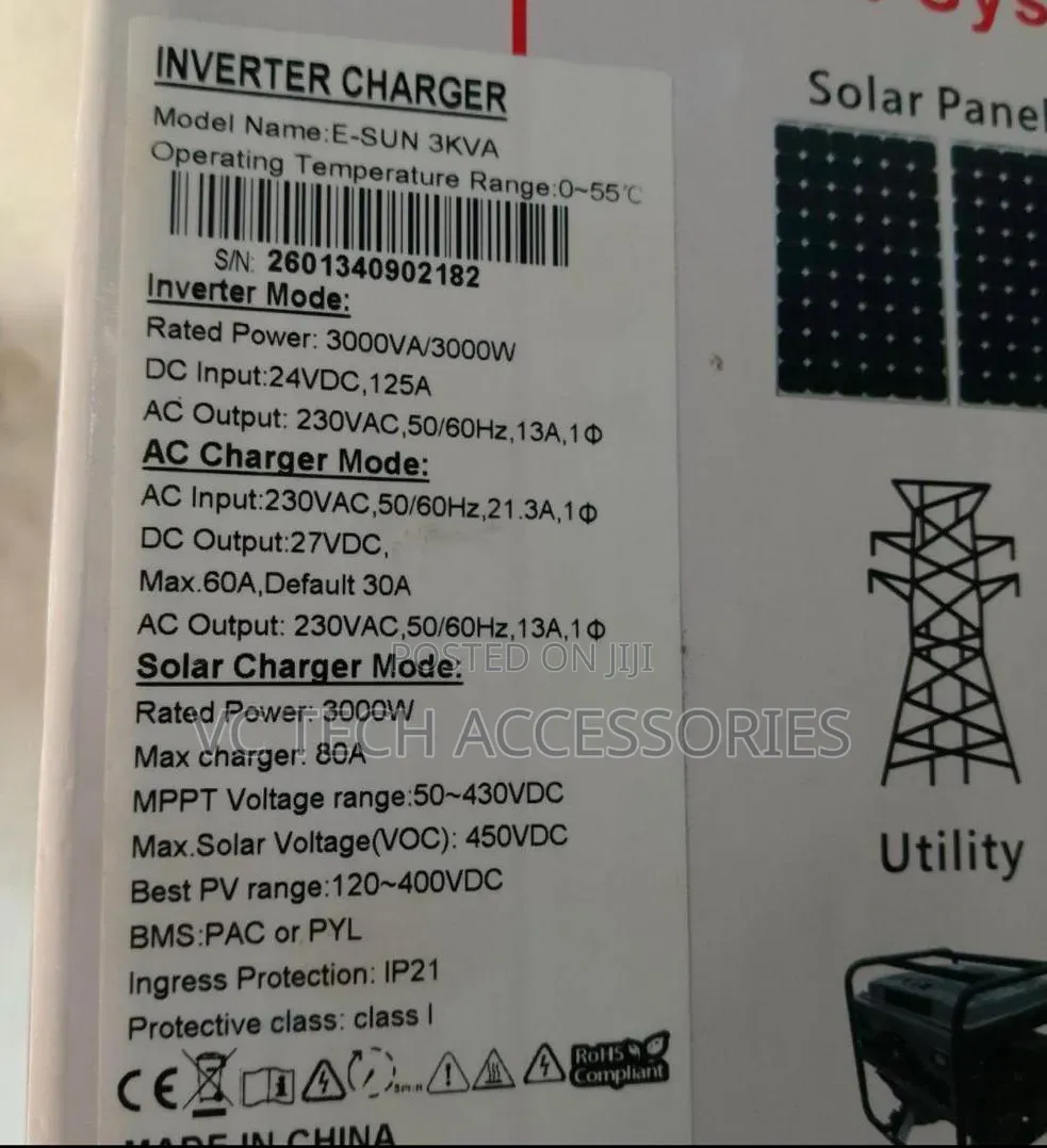 Sako Hybrid Inverter 3kva 24v