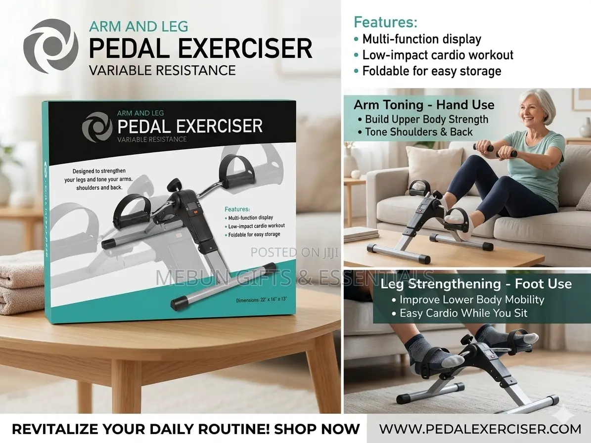 Arm and Leg Pedal Exerciser