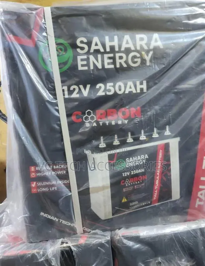 250ah Sahara Tubular Battery 12v