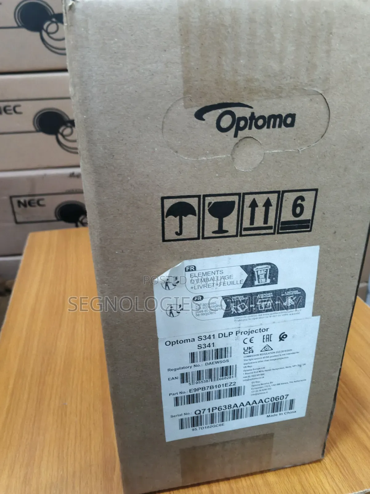 Optoma S341 3500 Lumens Svga 3d Ready DLP Business Projector