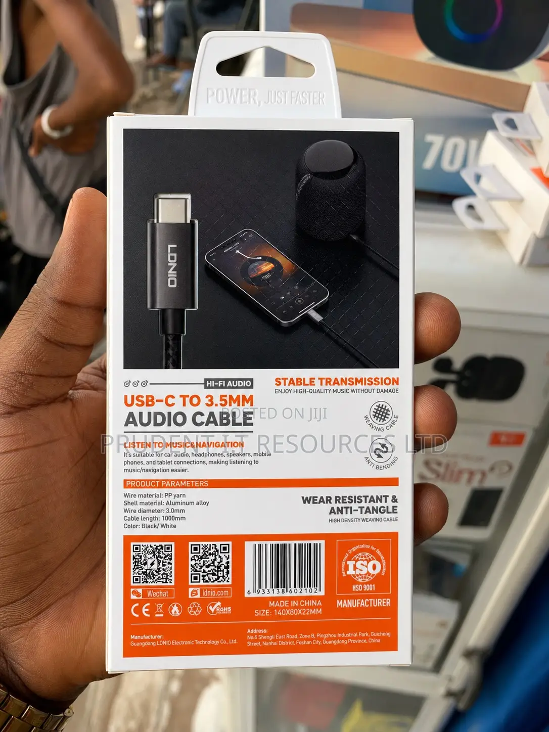 Ldnio Ls-y81c Usb-c To 3.5mm Hi-fi Audio Cable