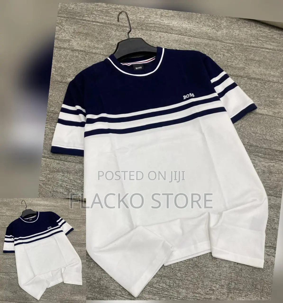 High Quality Hubo Boss Stripe T-Shirts